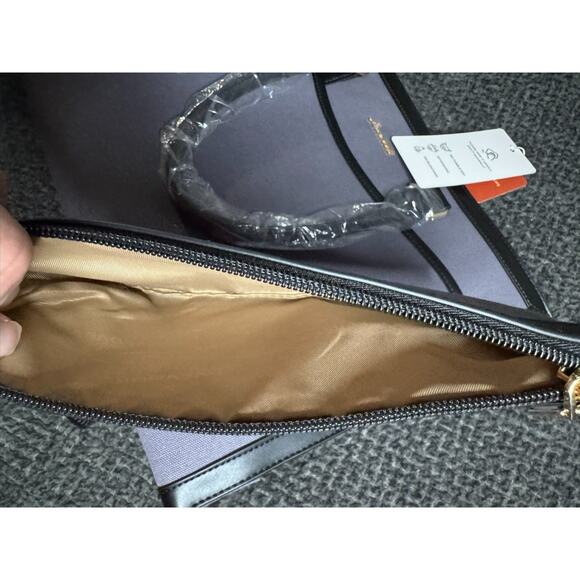 LOVEVOOK Laptop Tote Bag for Women 15.6" Office Work Bag Canvas/Haze Blue - Picture 11 of 13